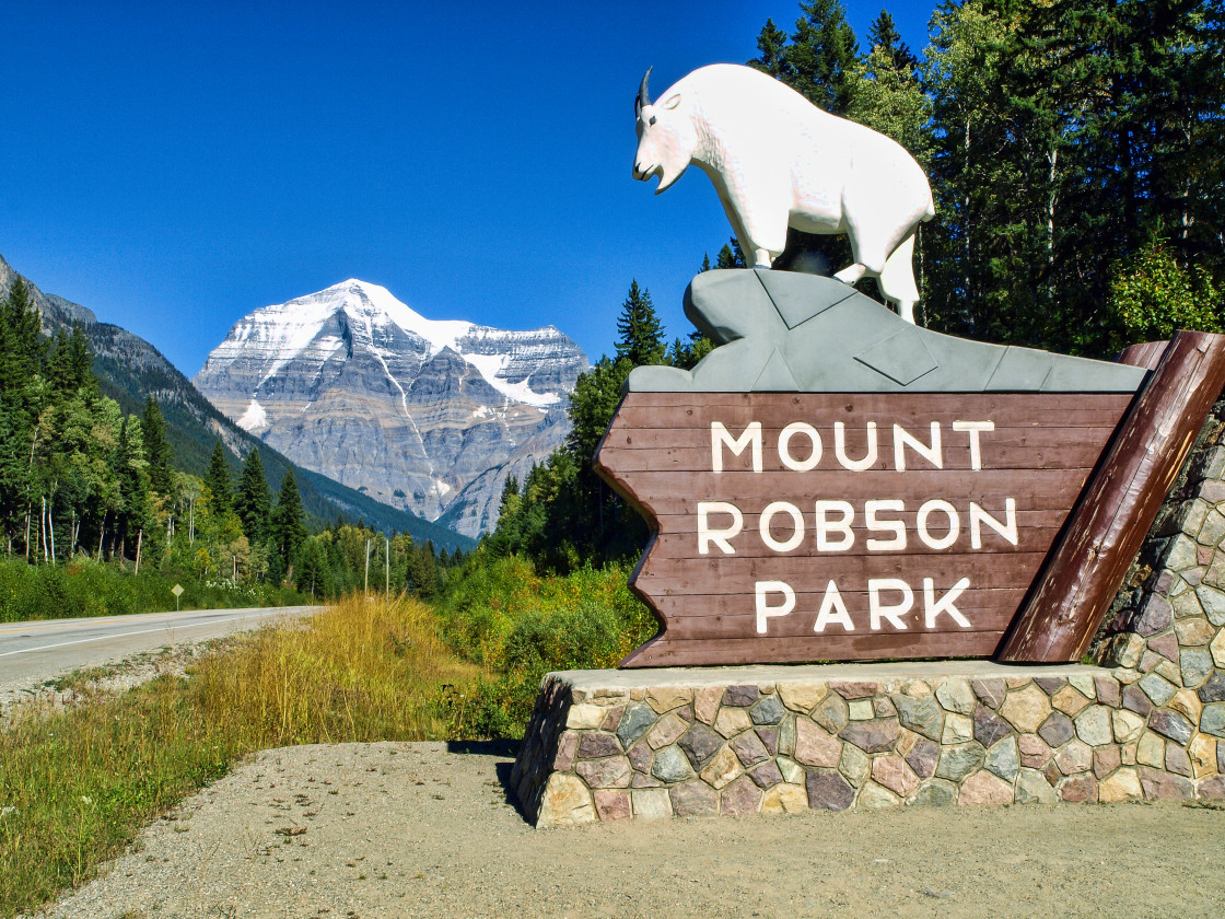 "Mount Robson" stock image