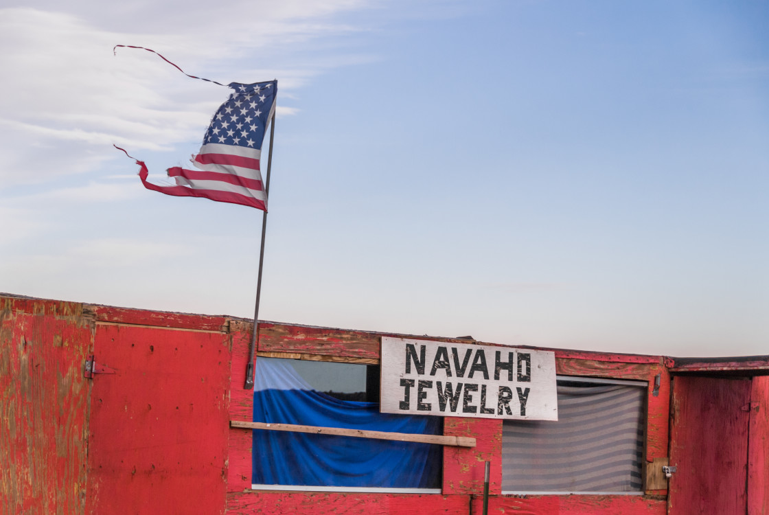 "Navaho Jewelry store- Grand Canyon" stock image