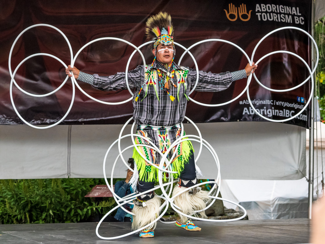 "Aboriginal Hoop Dancer" stock image