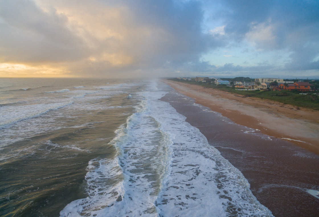 "Beach aerial view" stock image