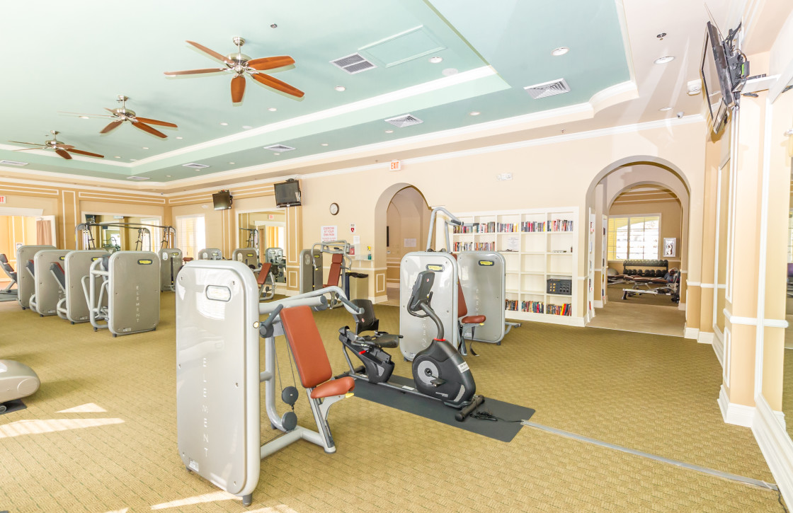 "Gym workout room" stock image