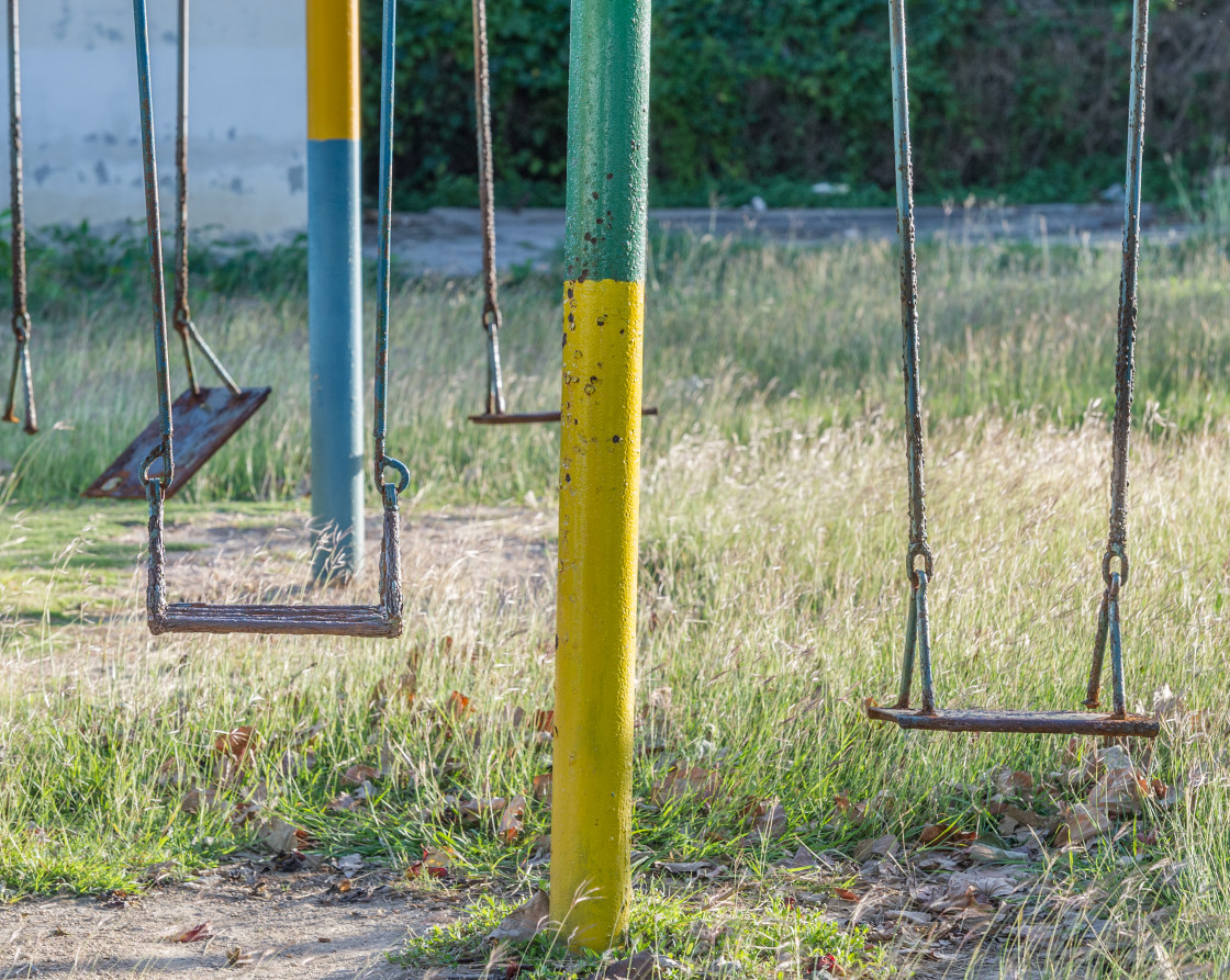 "Swing set, Havana Cuba" stock image