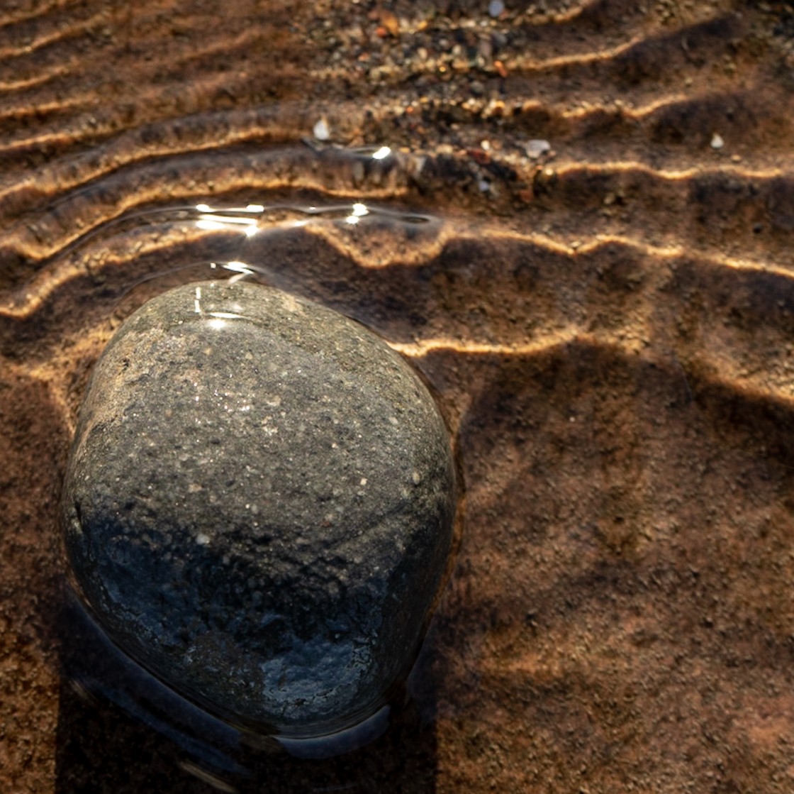 "Rock pool ripples" stock image