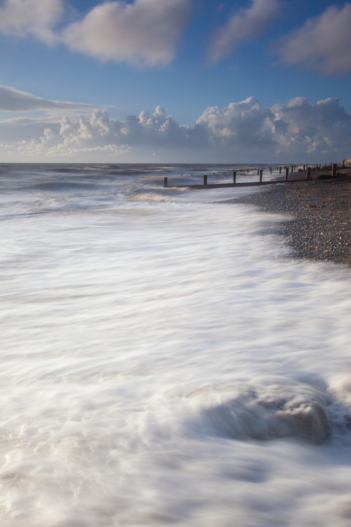 "Allonby High Tide" stock image