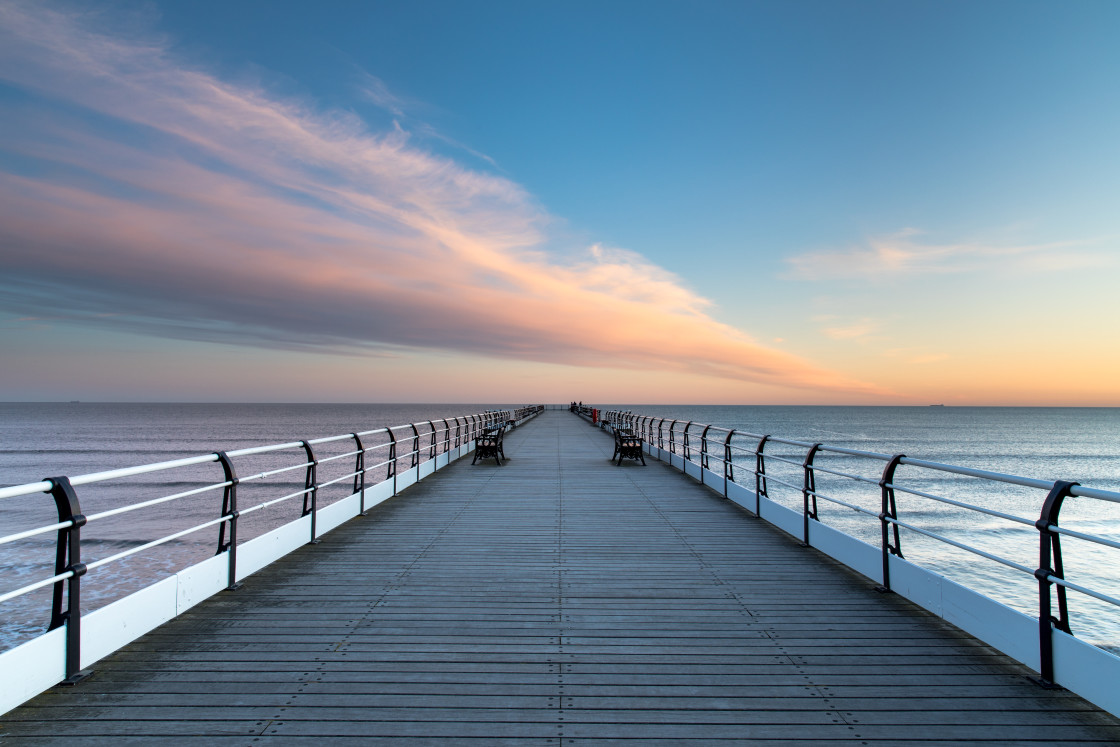 "Saltburn Pier 1" stock image