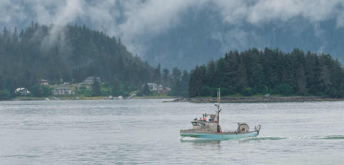 "Alaska fishing boat" stock image