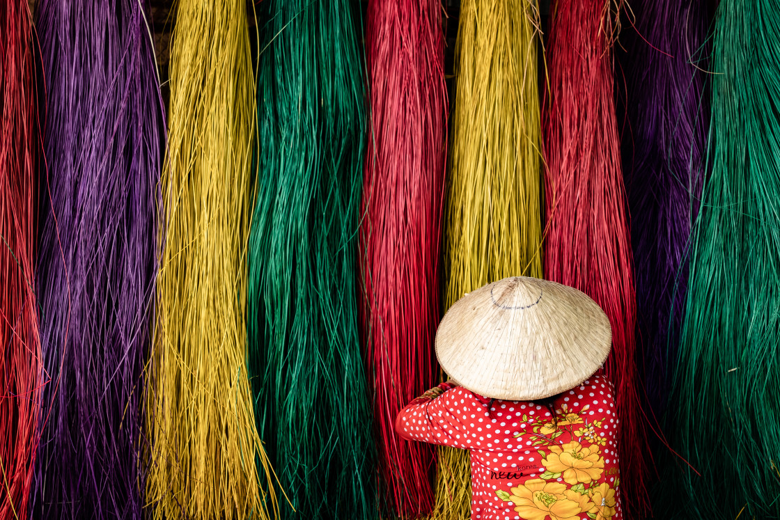 "Mat Weaving" stock image