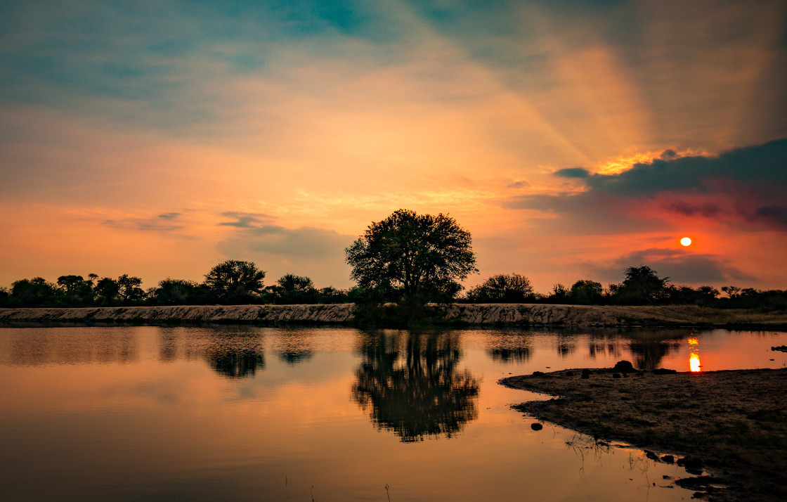 "Morning Rays" stock image