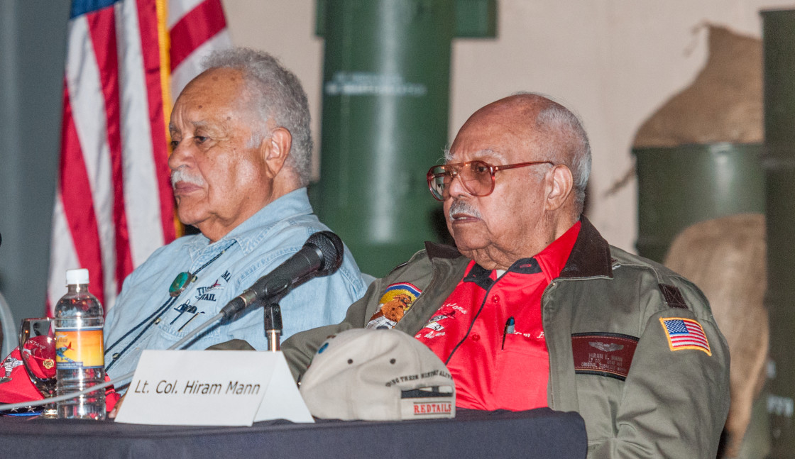 "Tuskegee Airman" stock image