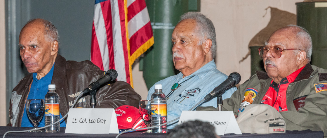 "Tuskegee Airman" stock image