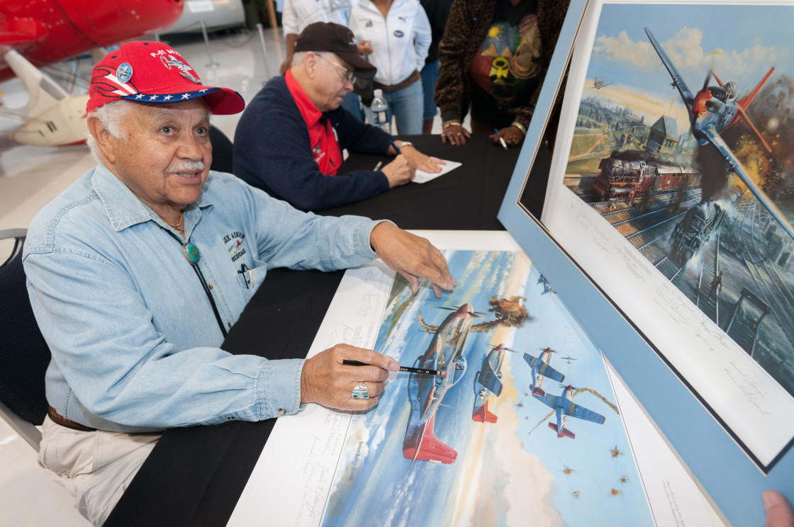 "Tuskegee Airmen" stock image