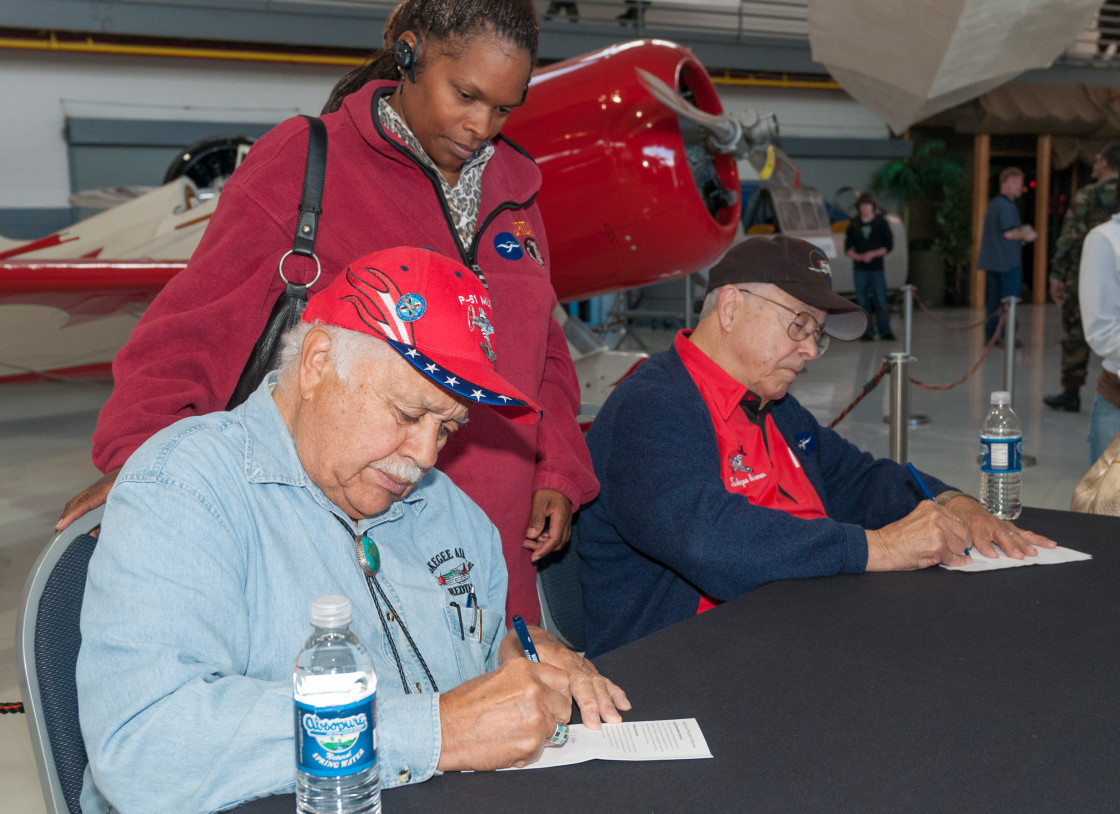 "Tuskegee Airmen" stock image