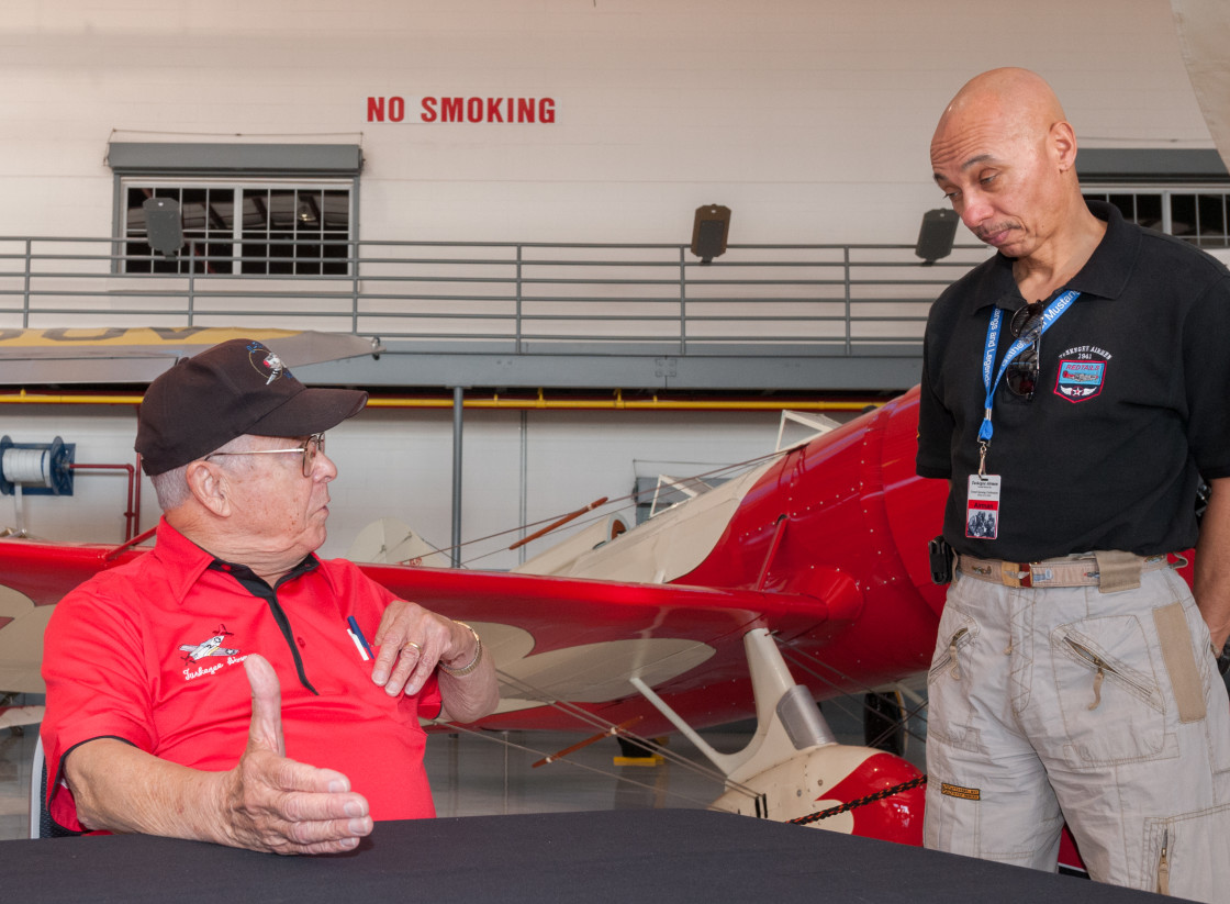 "Tuskegee Airmen" stock image