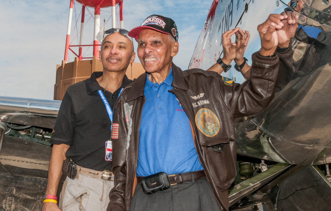 "Tuskegee Airmen" stock image