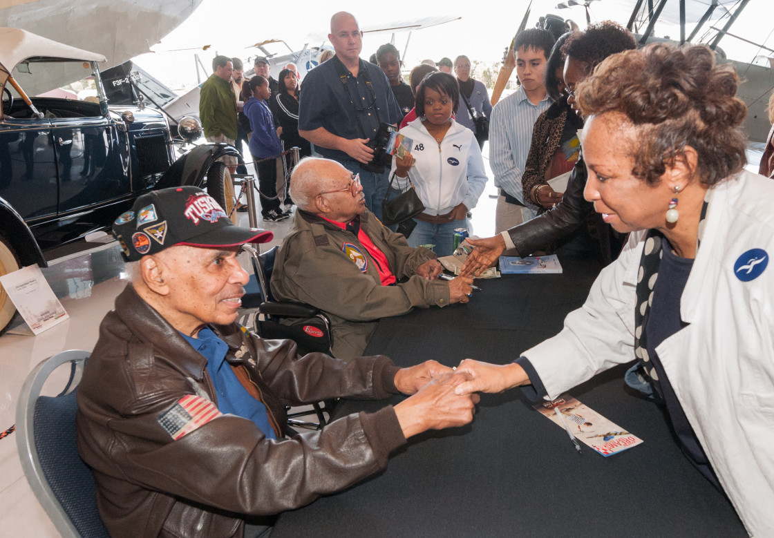 "Tuskegee Airmen" stock image