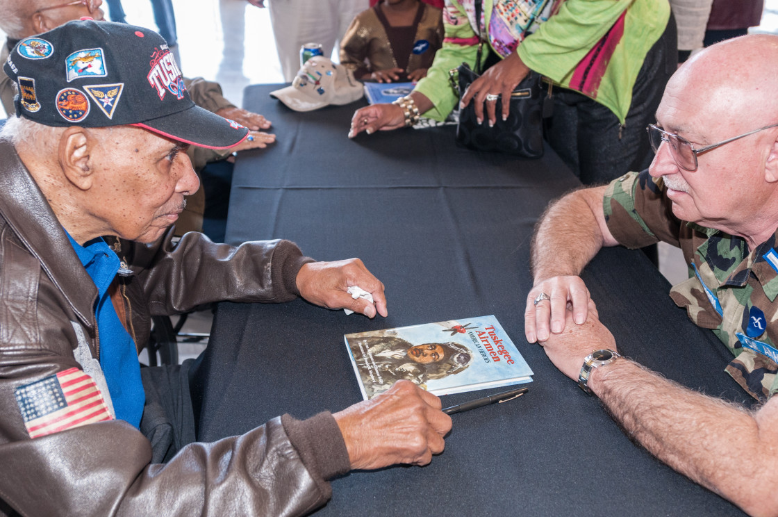 "Tuskegee Airmen" stock image