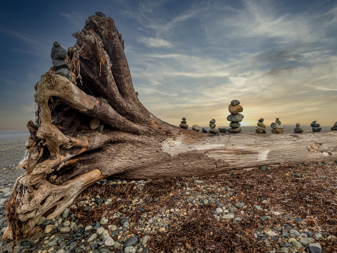 "Rock Stacks" stock image