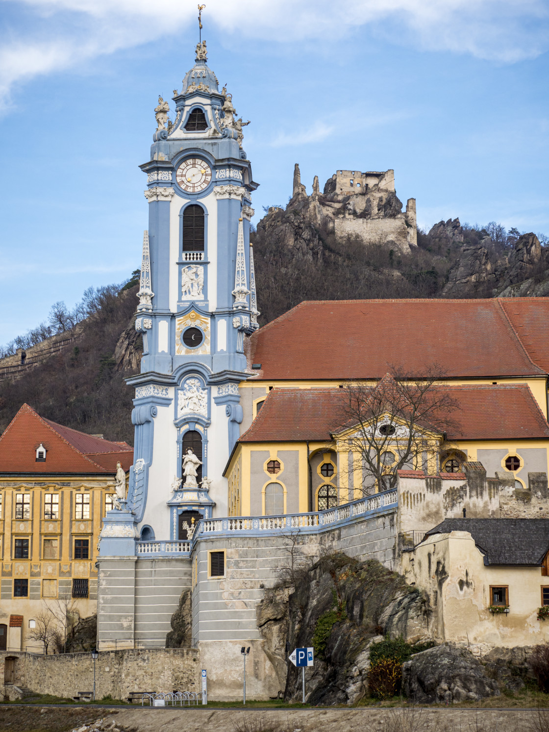 "Church Tower Durnstein" stock image