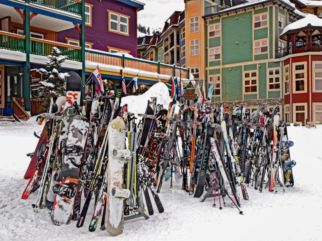 "Ski Days" stock image