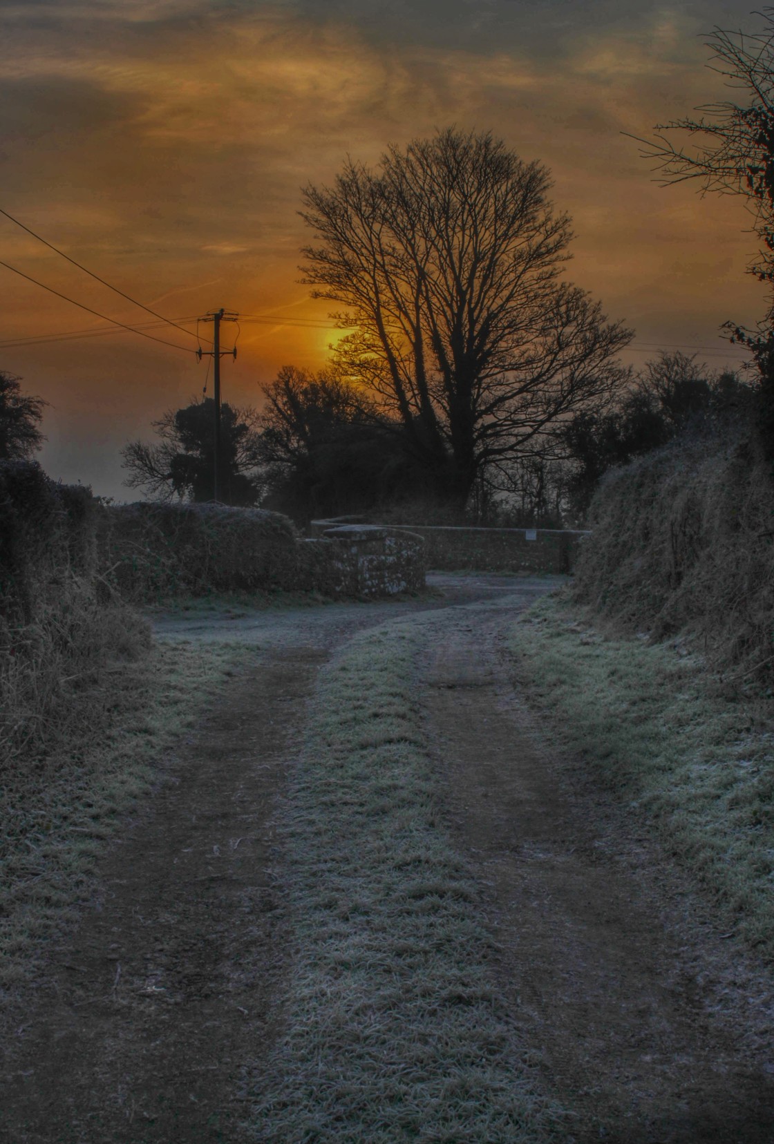 "Winters Sunrise" by KB Authentic Images - £20.00 "Winters Sunrise" stock image