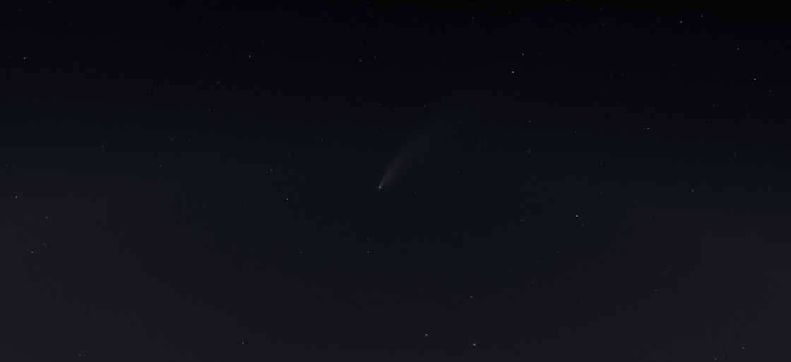 "NEOWISE Comet" stock image