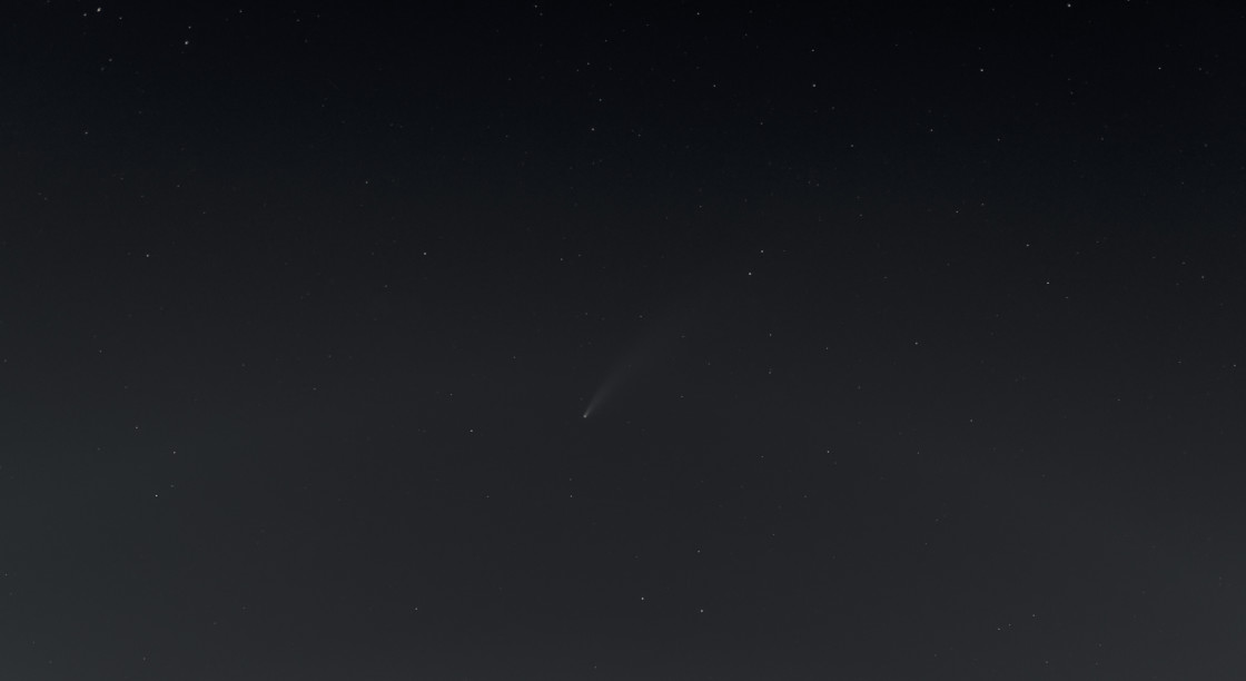 "NEOWISE Comet" stock image