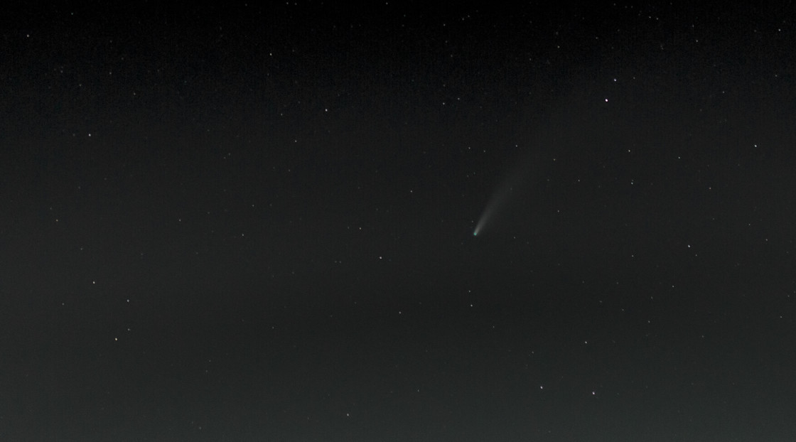 "NEOWISE Comet" stock image