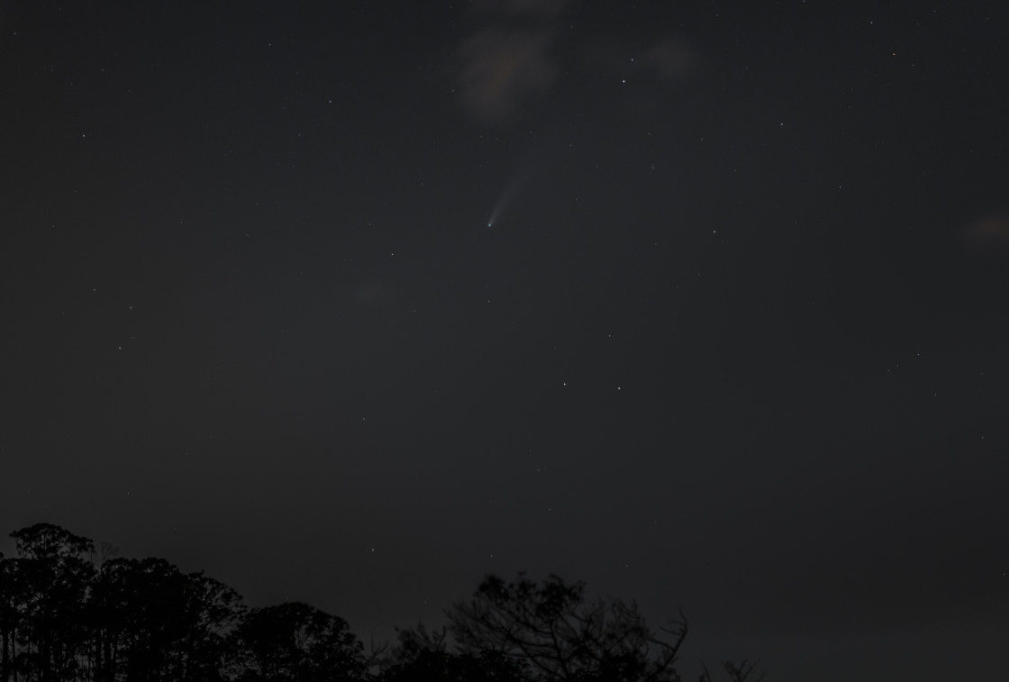 "NEOWISE Comet" stock image