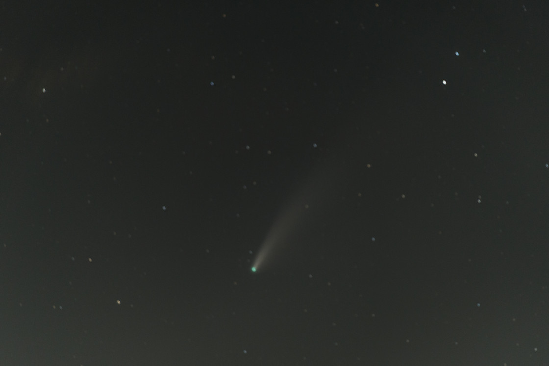 "NEOWISE Comet" stock image