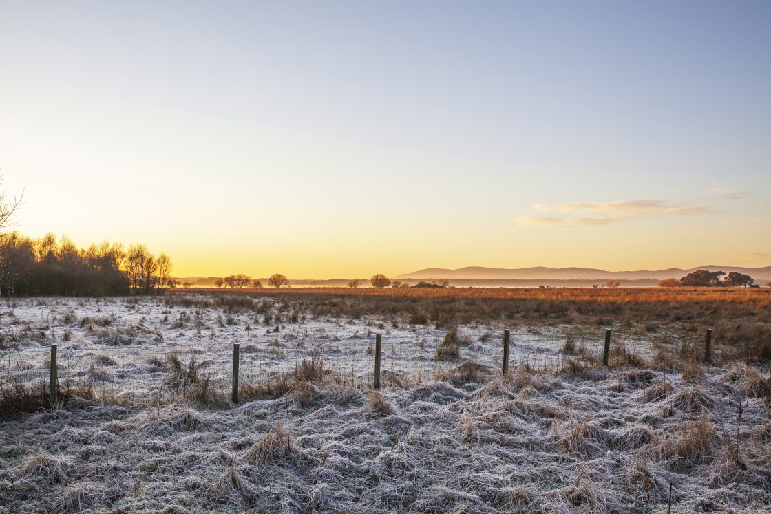 "Towards Loch Leven, Perth & Kinross, Scotland" stock image