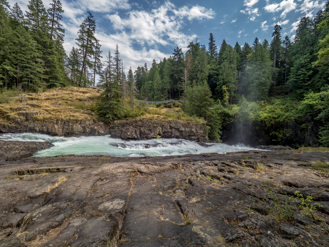 "Elk Falls Park" stock image