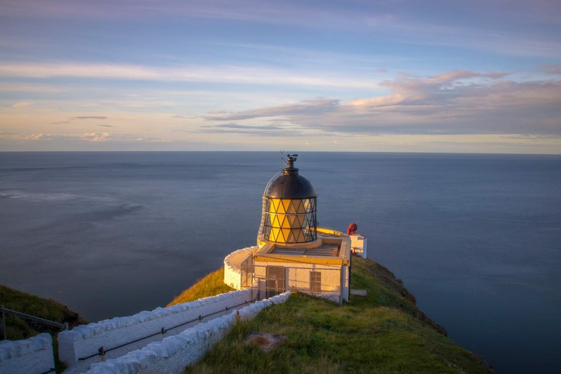 "St Abb's Lighthouse" stock image