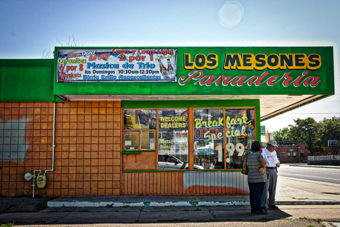 "Los Mesones" stock image