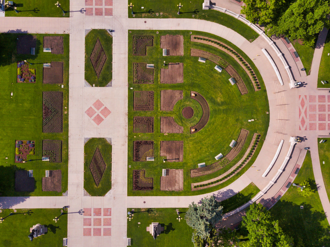 "Civic Center Abstract" stock image