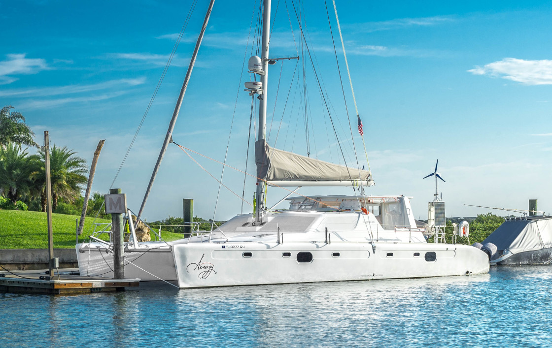 "Sailboat docked" stock image