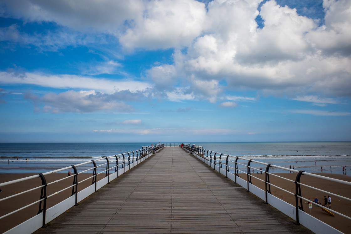 "Saltburn Pier" stock image