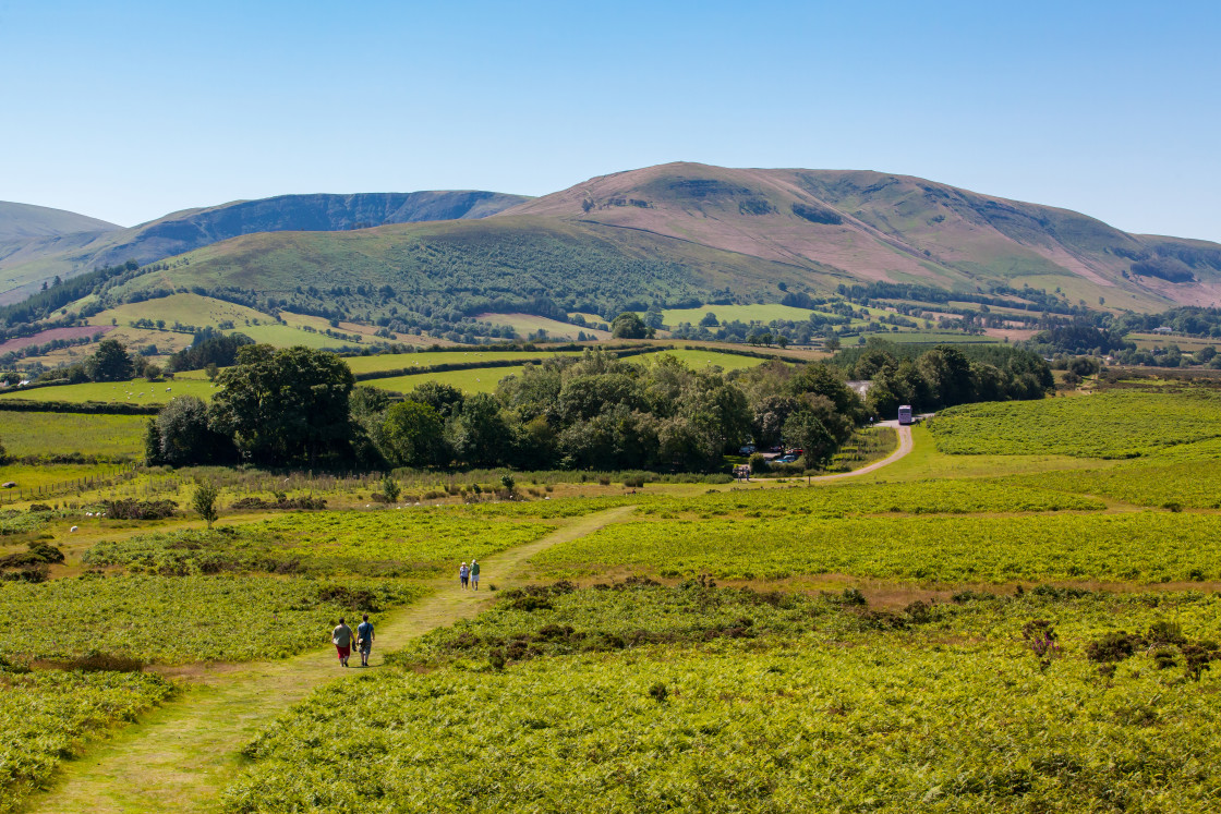 "Brecon Beacons, Wales" stock image