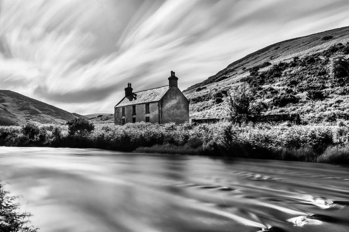 "The River Cottage" stock image