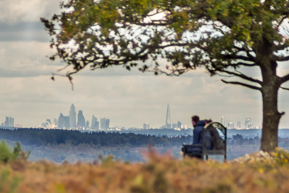 "London on the Horizon" stock image