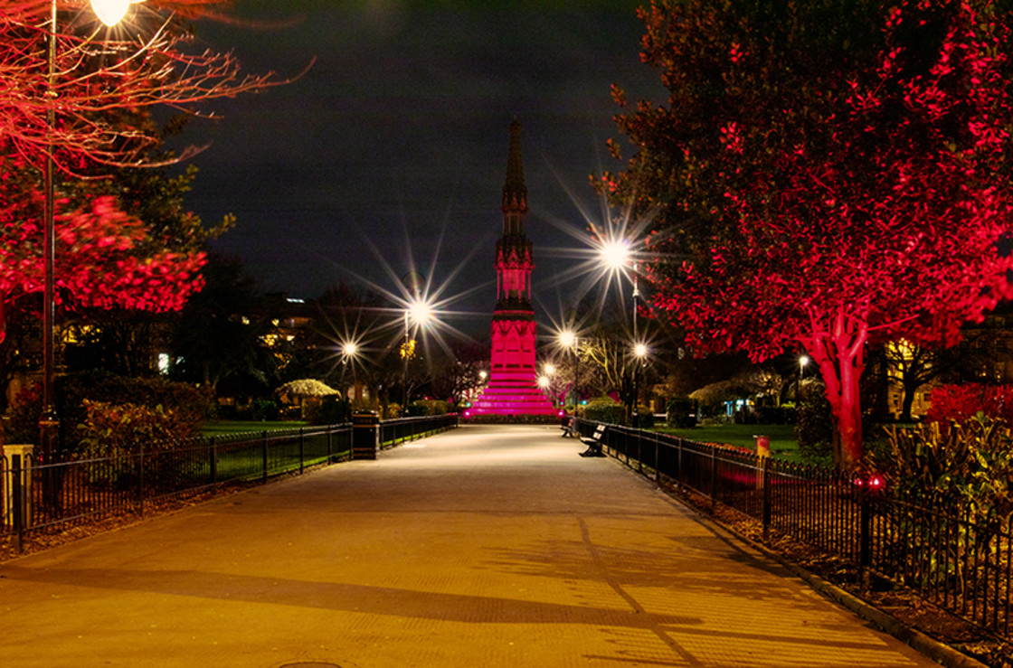 "Hamilton Square Gardens" stock image