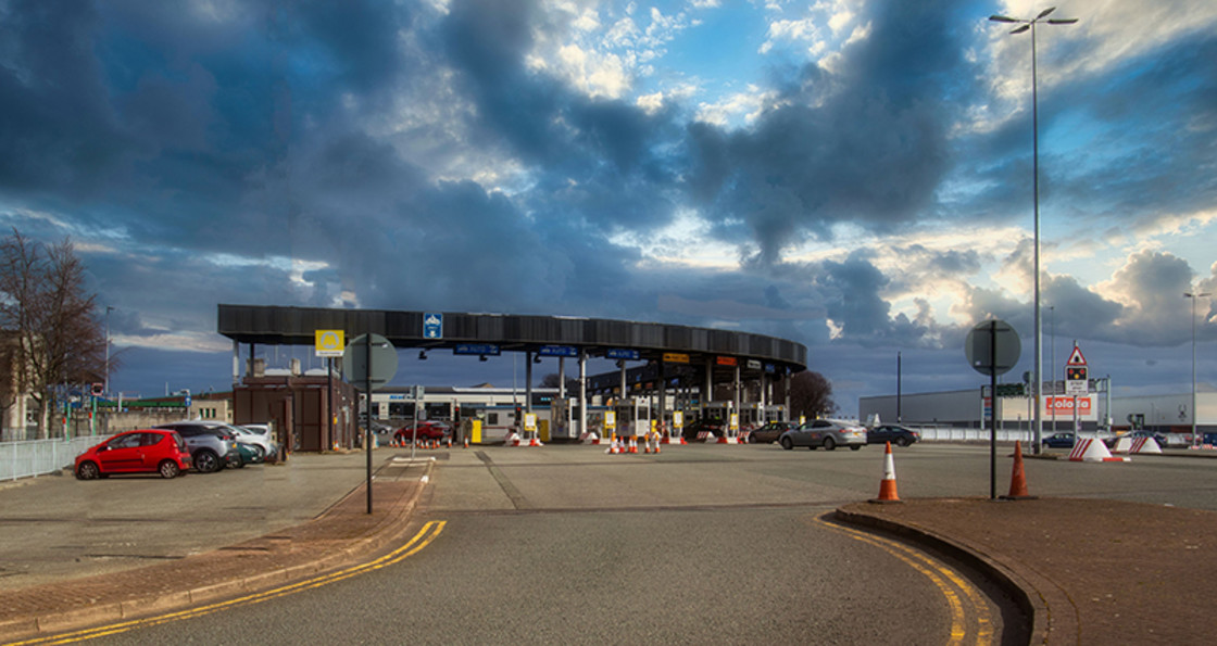 "Birkenhead Tunnel" stock image