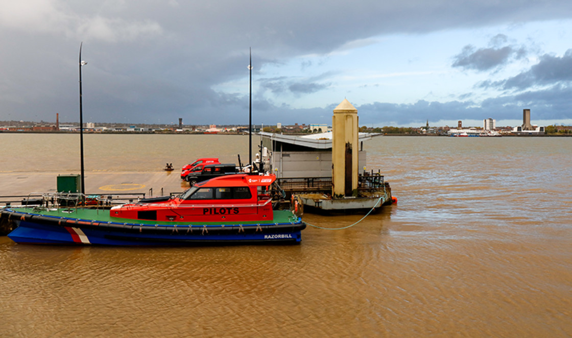 "Liverpool Pilot Boat" stock image