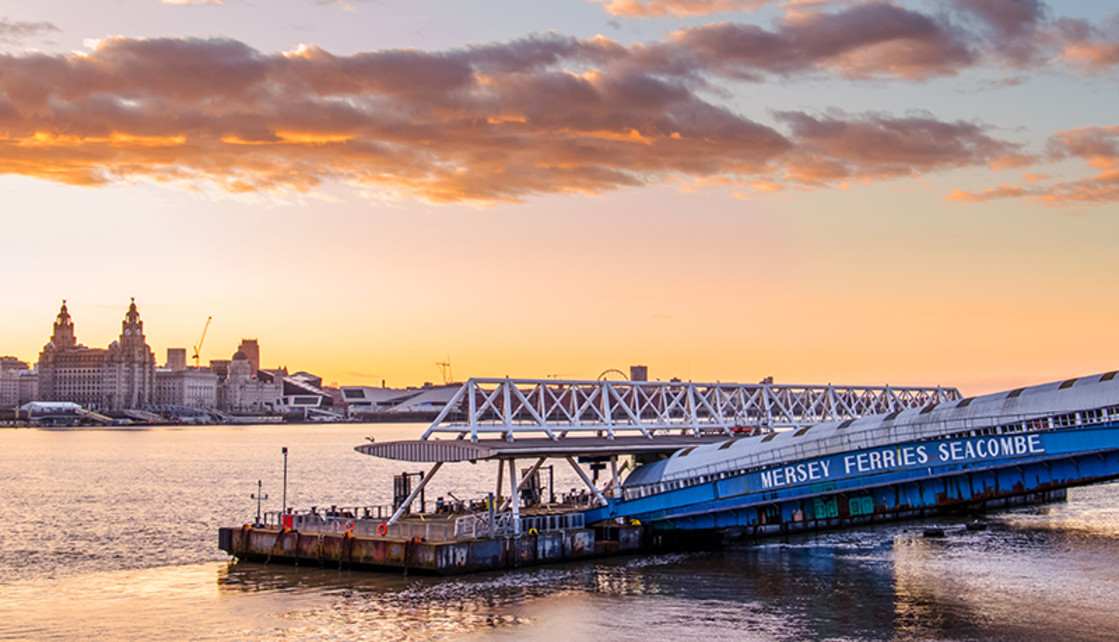 "Seacombe Ferry" stock image