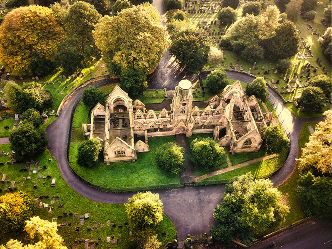 "Flaybrick Chapel" by Barry Brown - $12.55 "Flaybrick Chapel" stock image