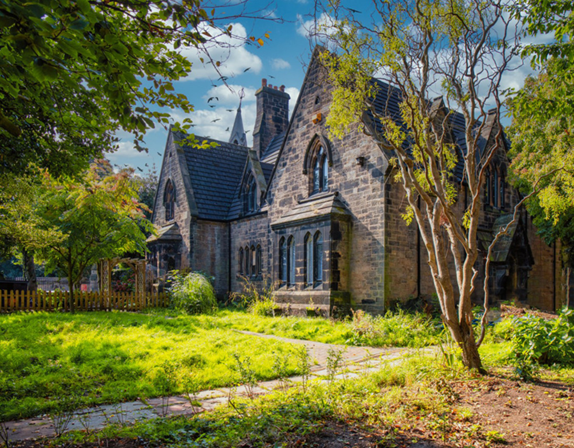 "Flaybrick Lodge" stock image