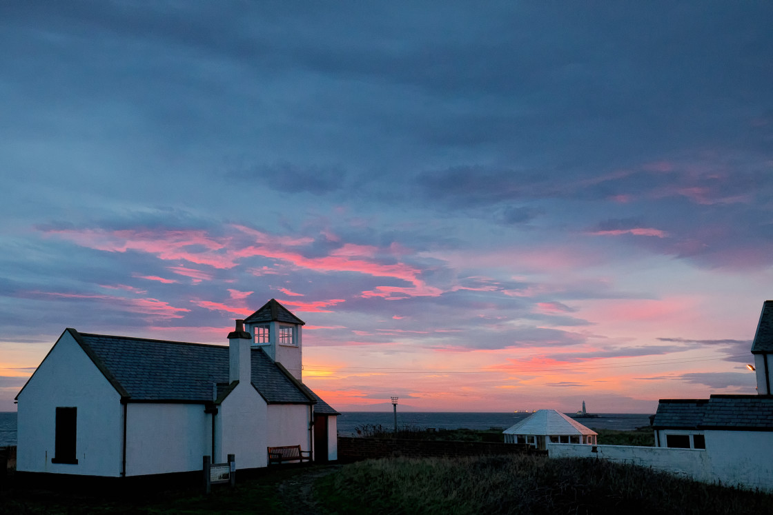 "Waiting for the sun to rise" stock image