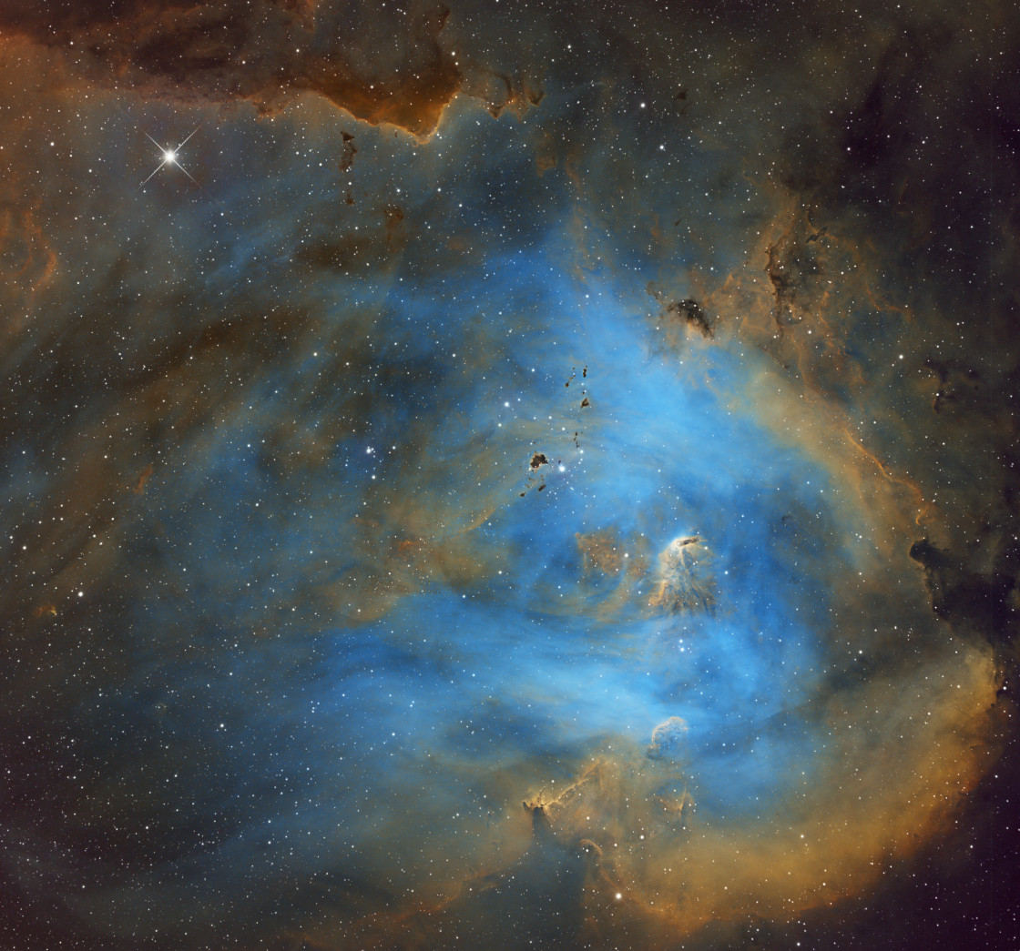 "IC2944 Running Chicken Nebula" by Peter Jenkins FRAS - £10.00 "IC2944 Running Chicken Nebula" stock image