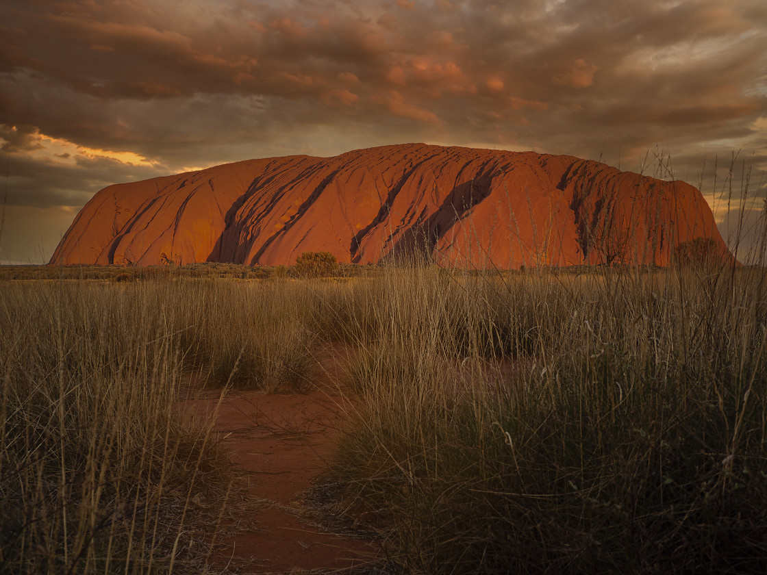 "Uluru Sunset#1" stock image