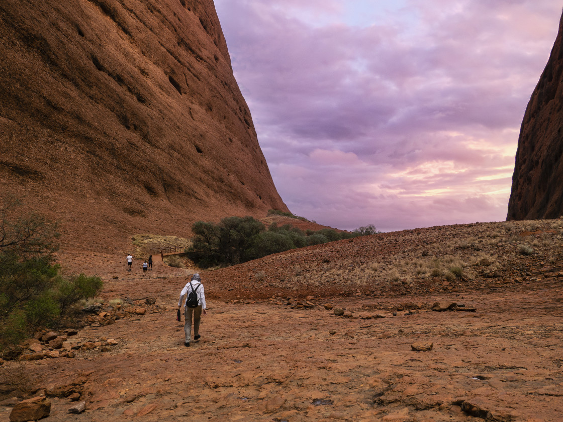 "Walpa Gorge - Kata Tjuta in Central Australia" stock image