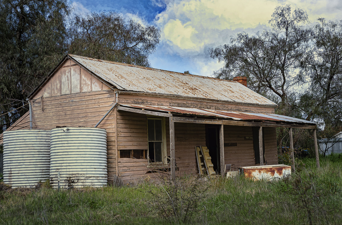 "Abandoned House" stock image